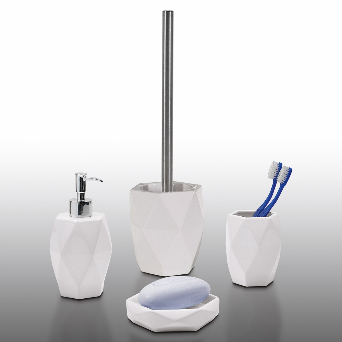 Photo de Dalia Porte-brosse à dents blanc