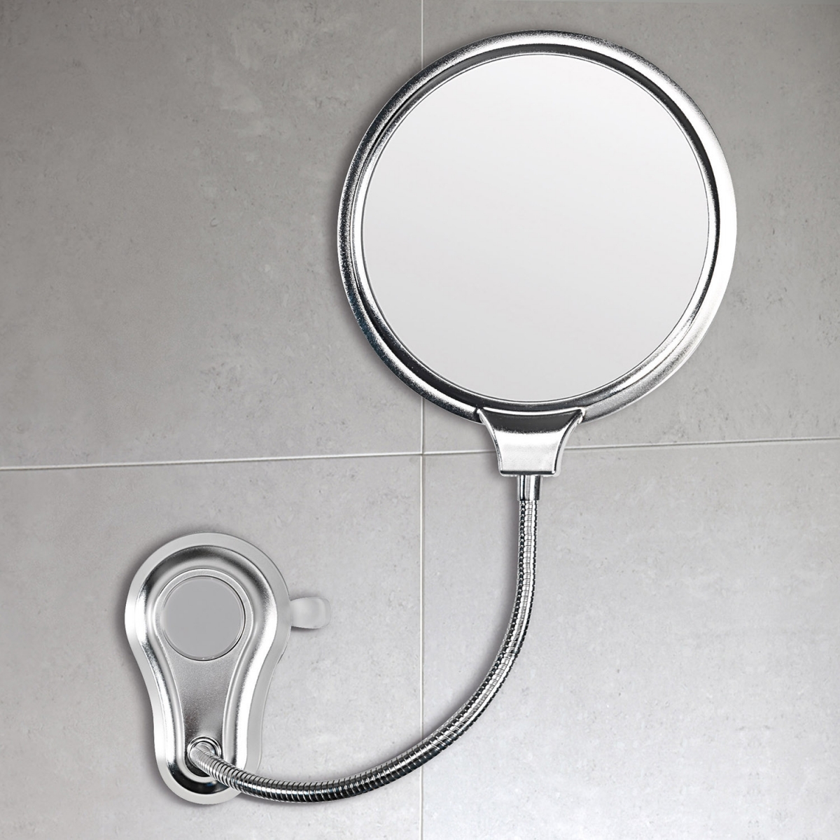 Ambient Photos of Hot Chrome Suction Cup Magnifying Mirror [51276]