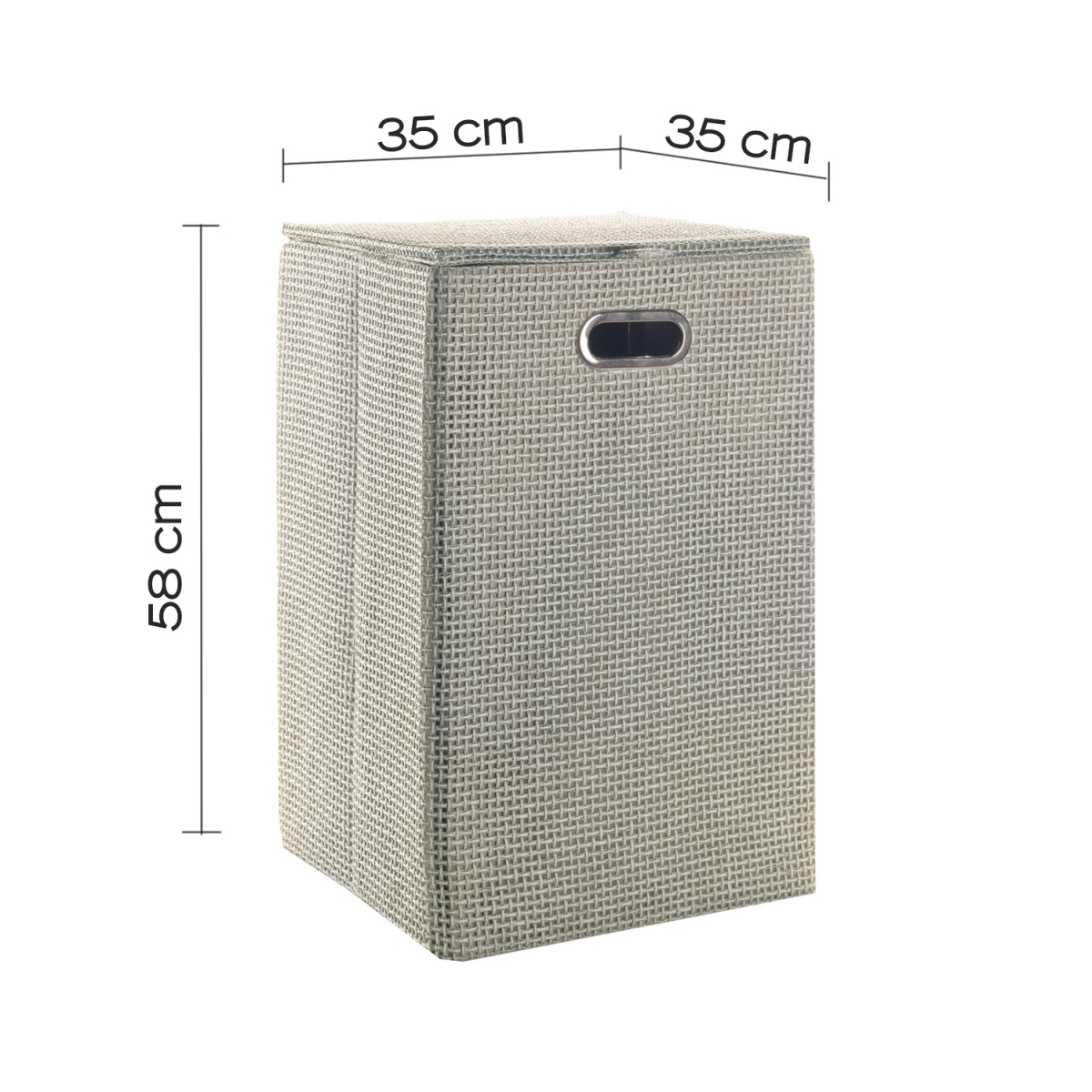 Ambient photos of 70 Lt Lavender Grey Laundry Basket [51278]