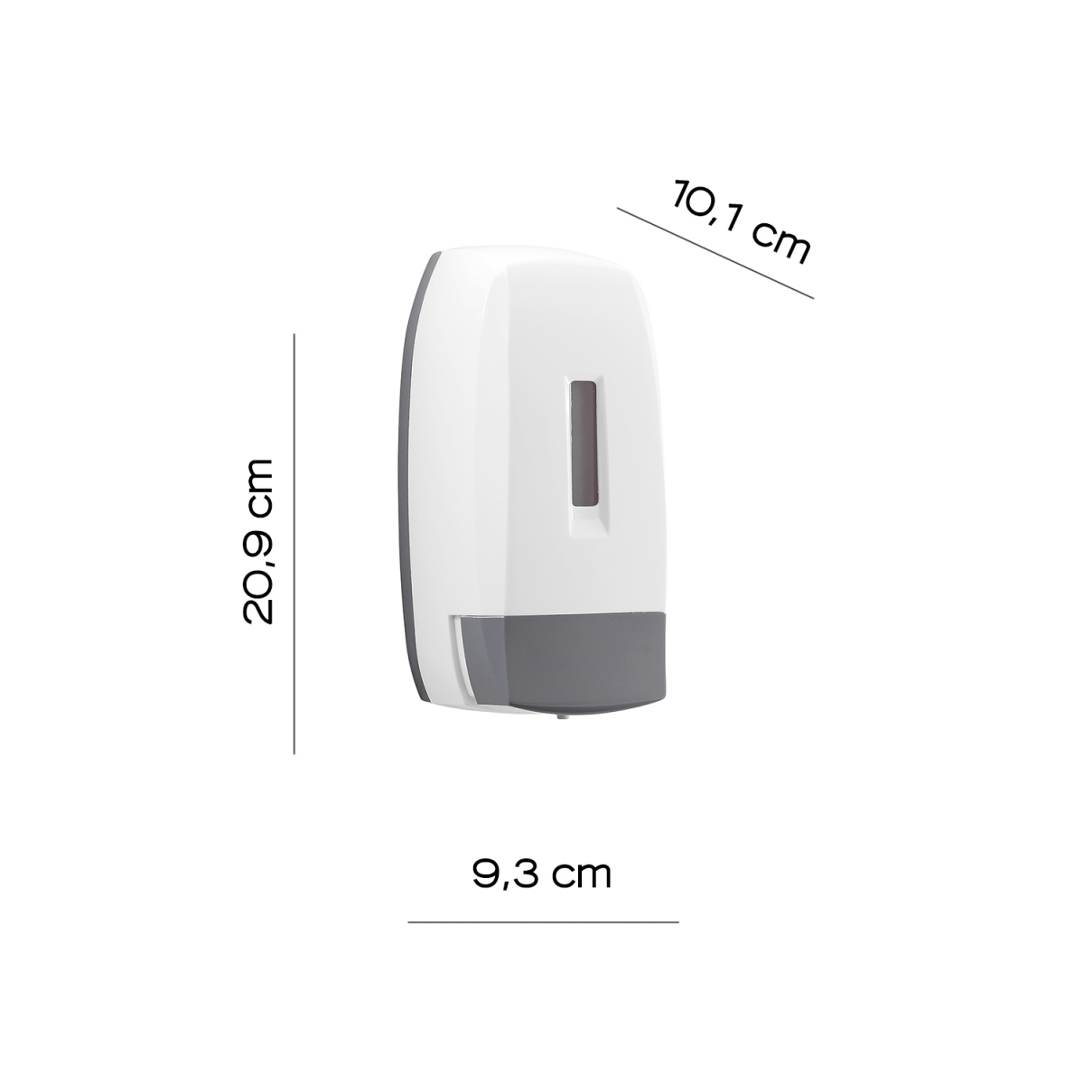 Distributeur de savon tactile 500 ml blanc