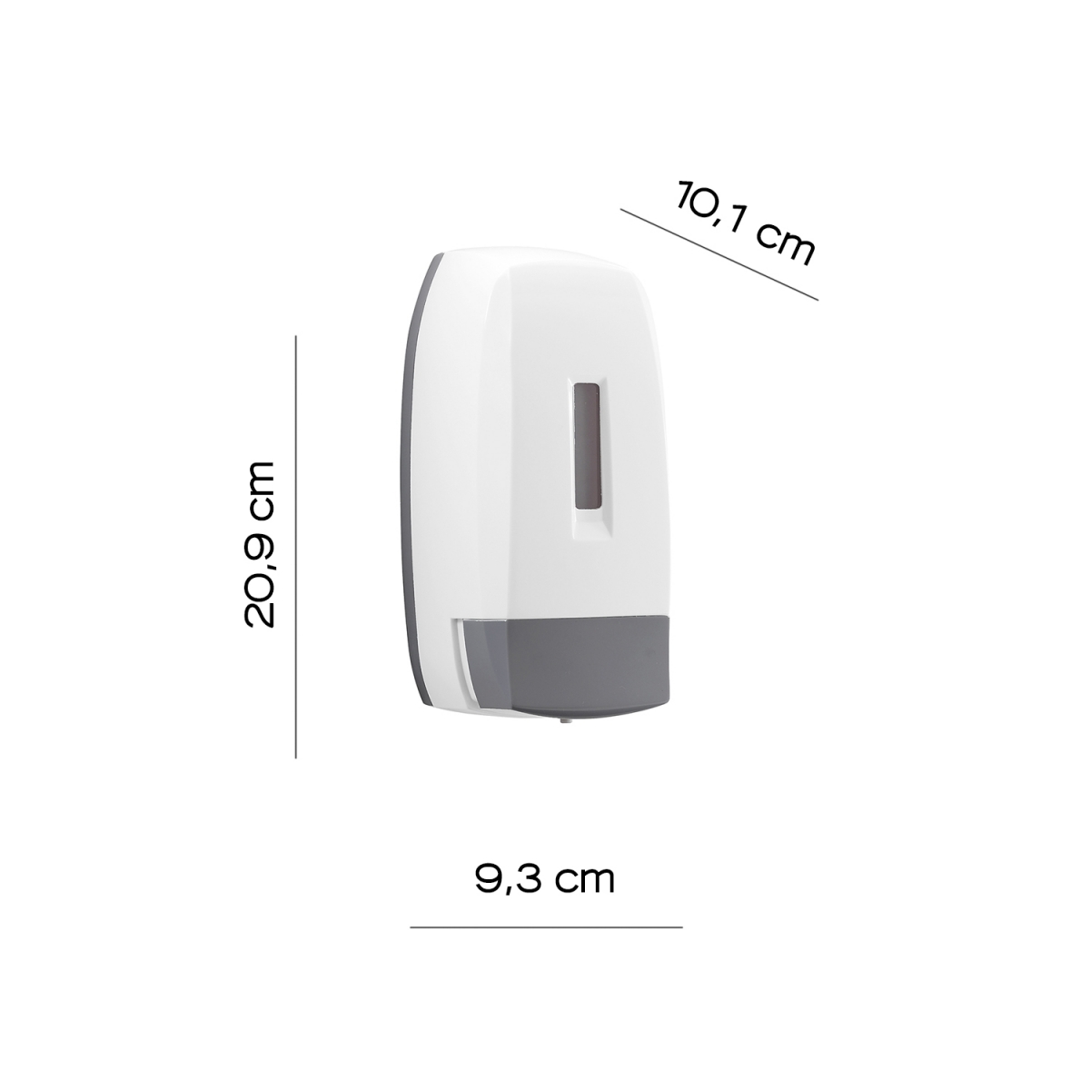 Dispensador de sabão Touch 500 ml branco
