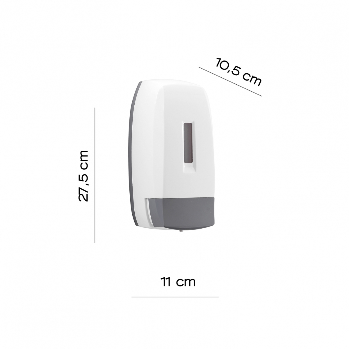 Detalle de Touch Dosificador Jabon 1000 Ml Blanco