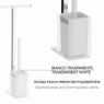 Ambient Photos of Rainbow Standing Column White Transparent-Chrome [51316]