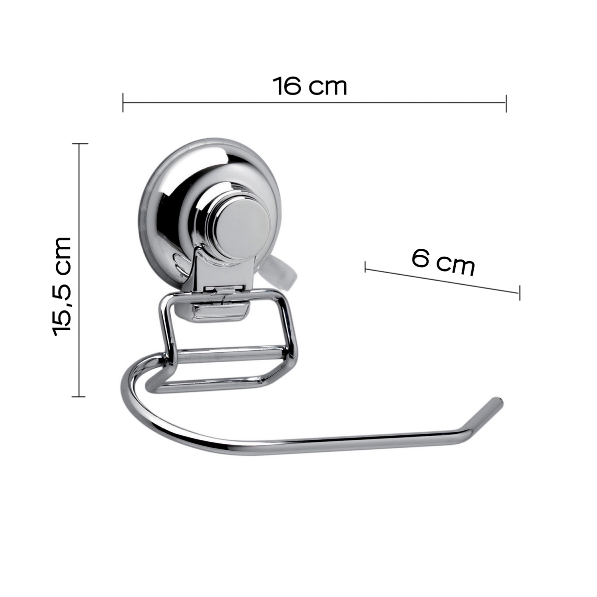 Hot Chrome Suction Pad Holder