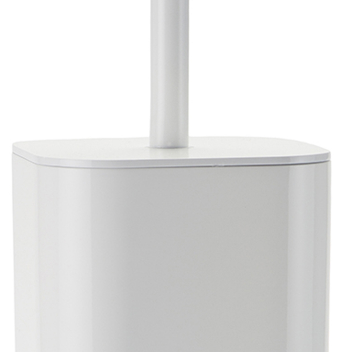 Image de soixante-dix porte-brosse de toilette blanc