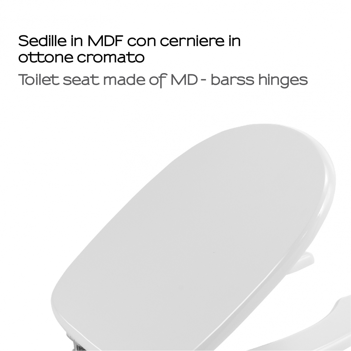 Foto de Tapa Wc Blanco Para Modello Disabili