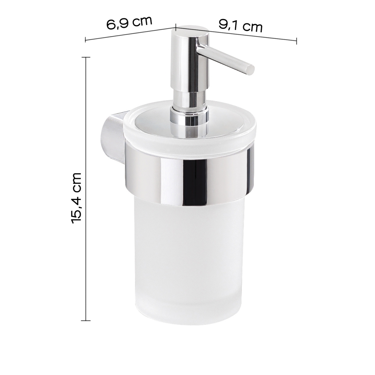 Pirenei Chrome Dispenser