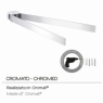 Photo of Pirenei Double Chrome Towel Rack