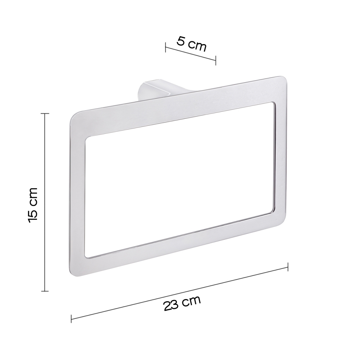 Pirenei Porte-serviettes Chrome Ring