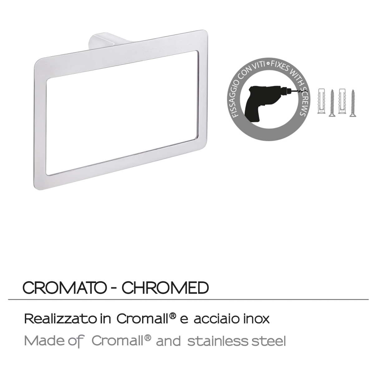 Image by Argolla Pirenei Chrome Towel Rack