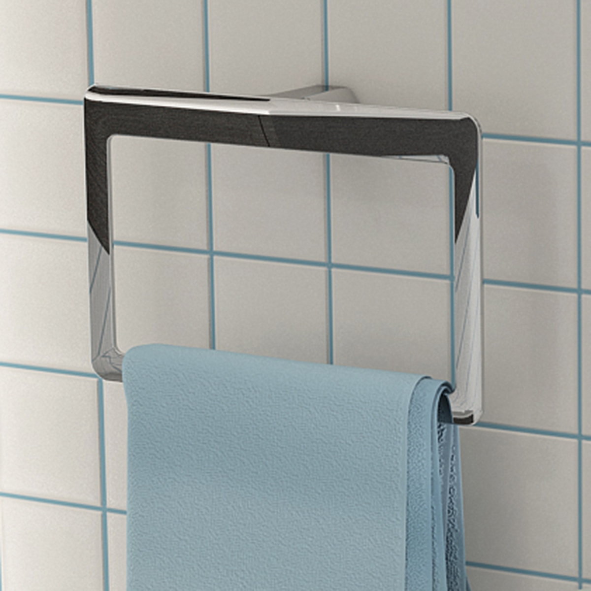 Ambient photos of Argolla Pirenei Chrome Towel Rack [51386]