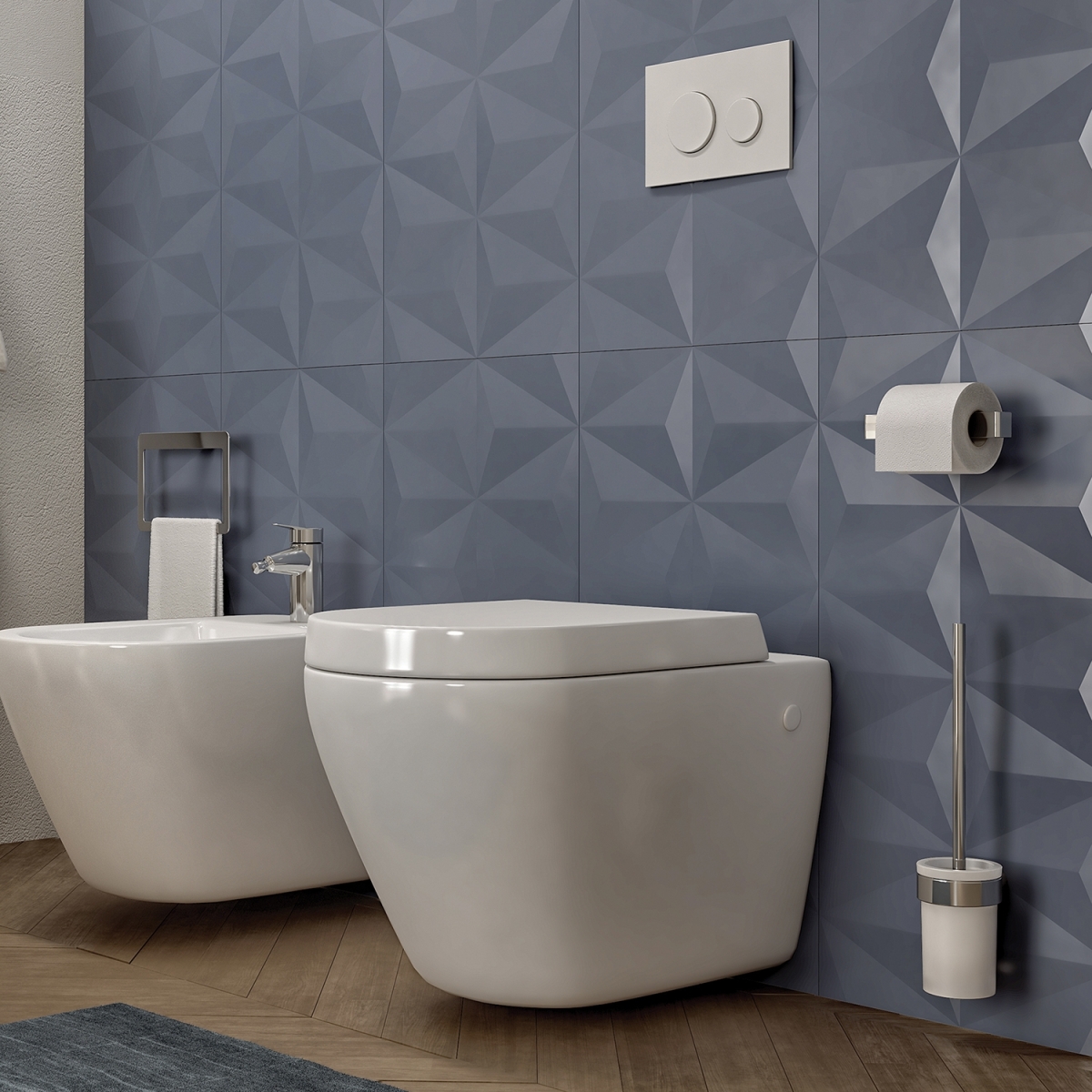 Photo by Argolla Pirenei Chrome Towel Rack