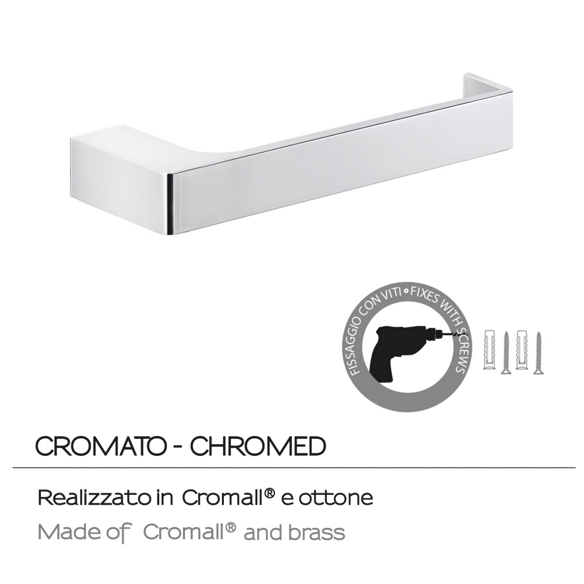 Image of Pirenei Chrome Roll Holder