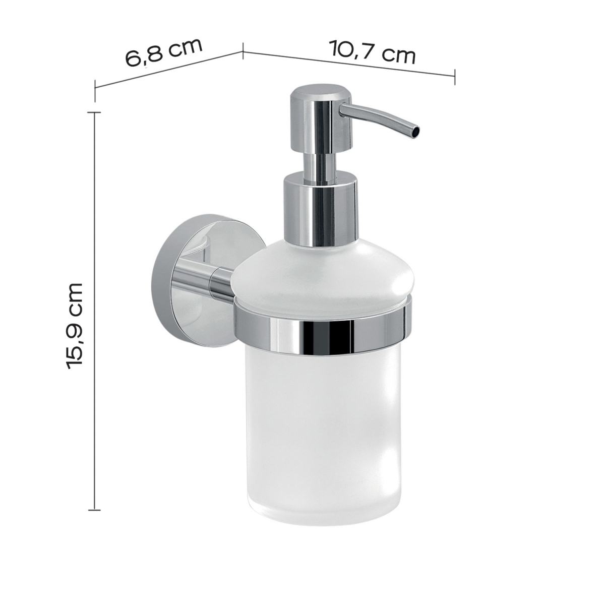 Fotos de ambiente de Eros Chrome Dispenser [51404]