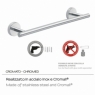 Ambient photos of Towel rack 35 Cm Eros Chrome [51410]