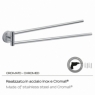 Photo of Eros Chrome Double Towel Rack