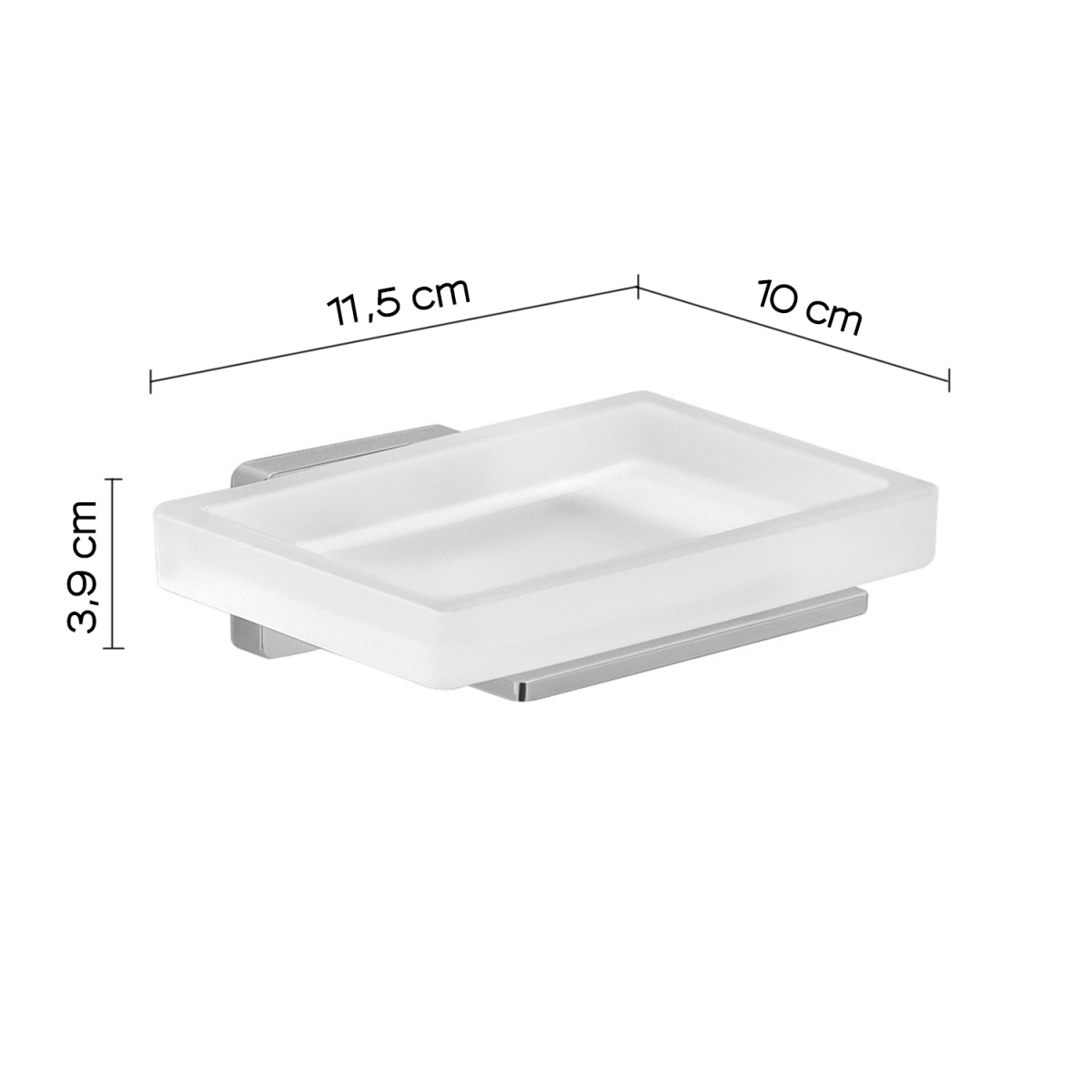 Porte-savon Atena Chrome