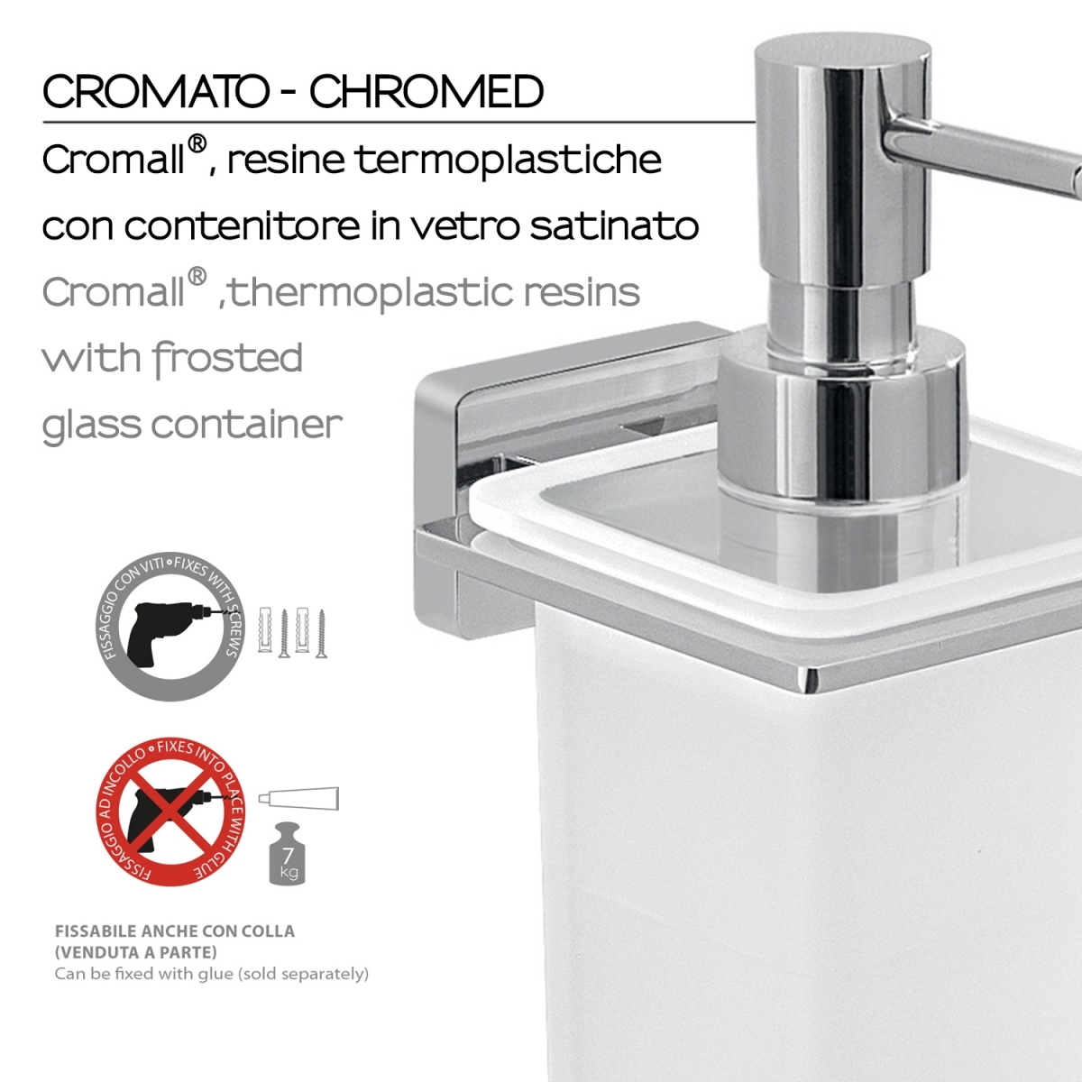Fotos de ambiente de Atena Chrome Dispenser [51448]