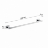 Umgebungsfotos des Handtuchhalters 60 cm Atena Chrome [51461]