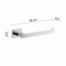 Environment photos of Atena Chrome Roll Holder [51470]