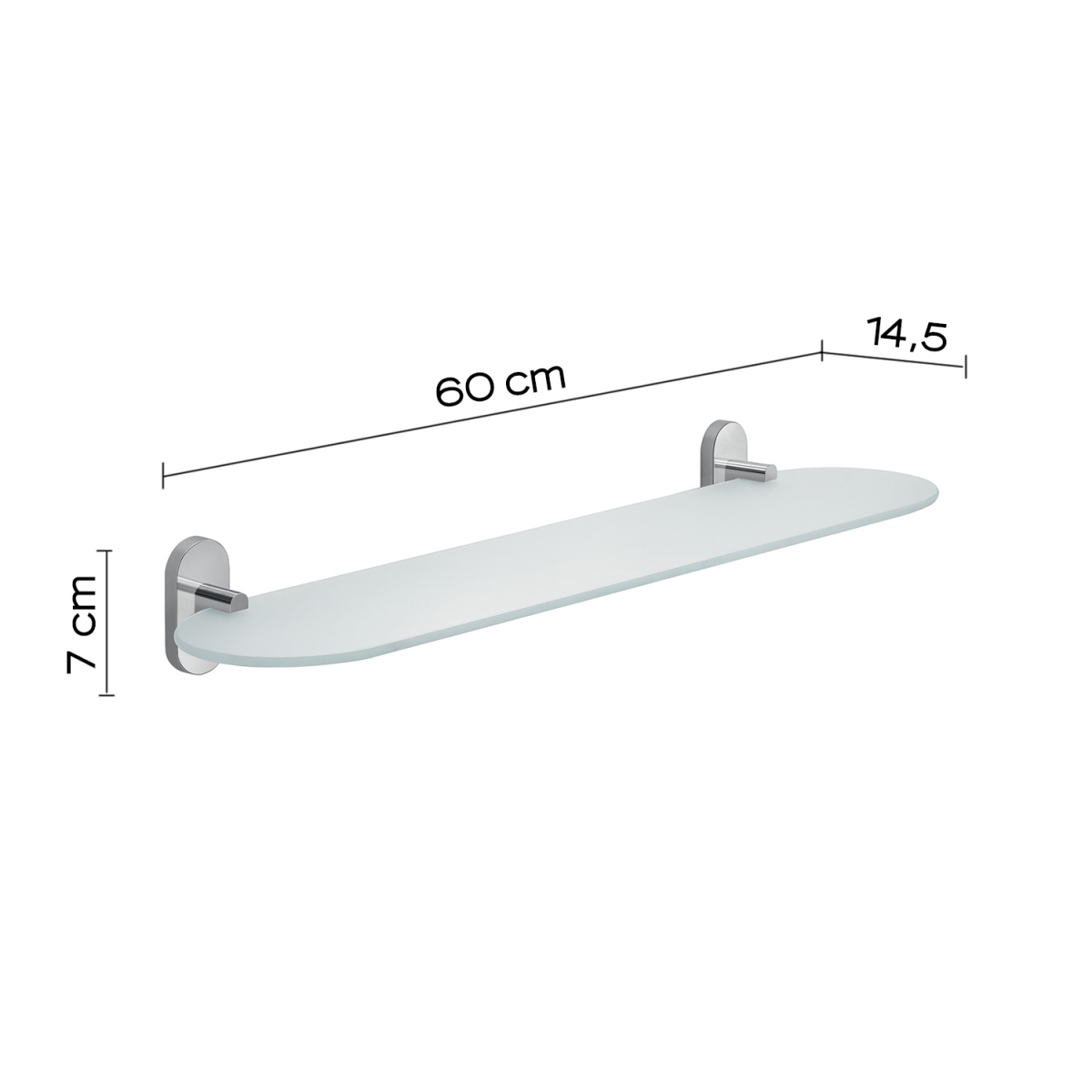 60 cm Febo-Chromregal
