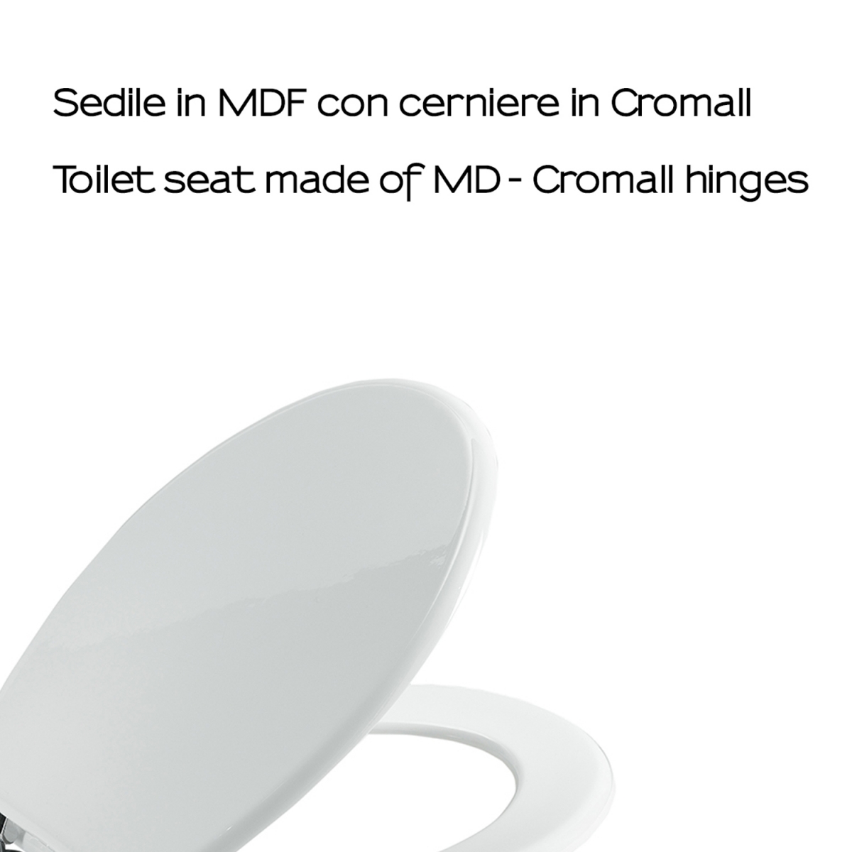 Ambient photos of Acquamarina White Toilet Lid [51517]