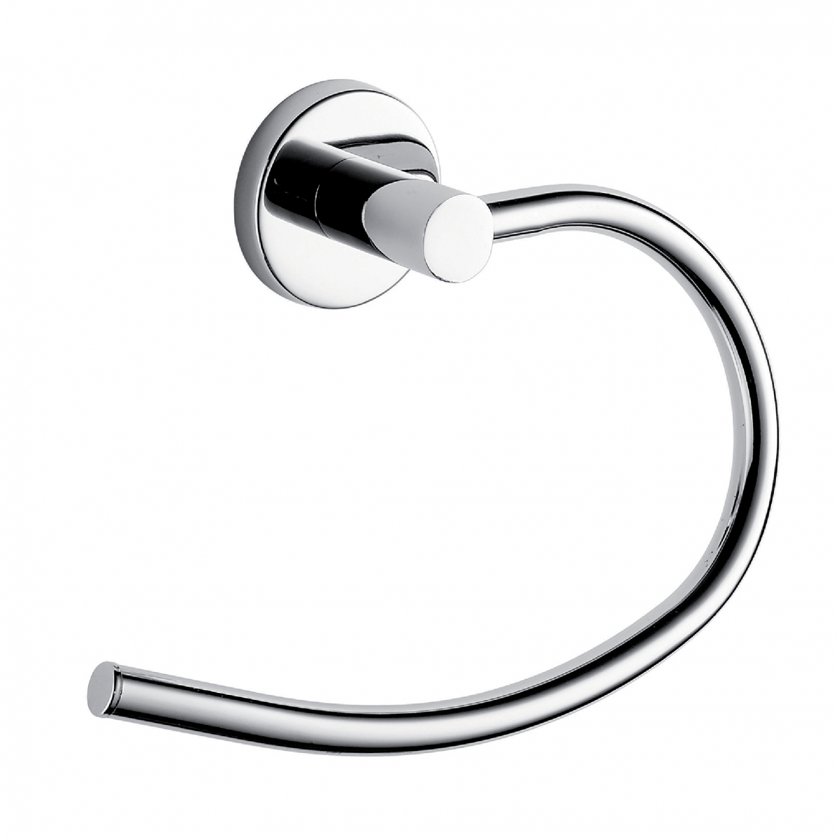 Ambient photos of Felce Set 4 Pz. (Towel rack 35Cm, Towel holder, Hanger, Ring) Chrome [51523]