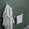 Ambient photos of Felce Set 4 Pz. (Towel rack 35Cm, Towel holder, Hanger, Ring) Chrome [51524]