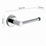 Ambient photos of Felce Set 4 Pz. (Towel rack 35Cm, Towel holder, Hanger, Ring) Chrome [51529]