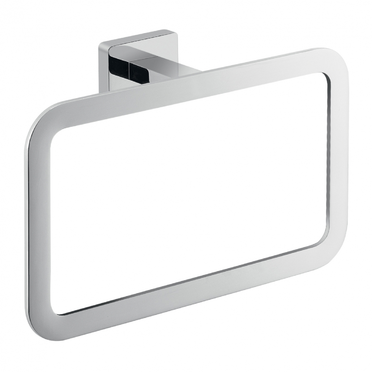 Detail of Atena Set 4 Pcs. (Towel rack 35Cm, Towel holder, Hanger, Ring) Chrome