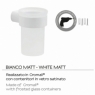 Ambient photos of Pirenei Matte White Toothbrush Holder [51560]