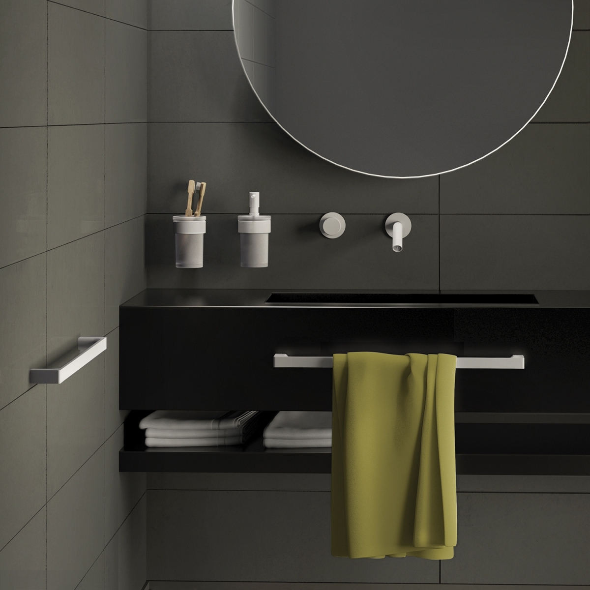 Photo of Pirenei Matte White Toothbrush Holder