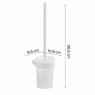Ambient photos of Pirenei Matte White Wall Toilet Brush Holder