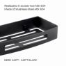 Photo of Nerva Matte Black Rectangular Slide