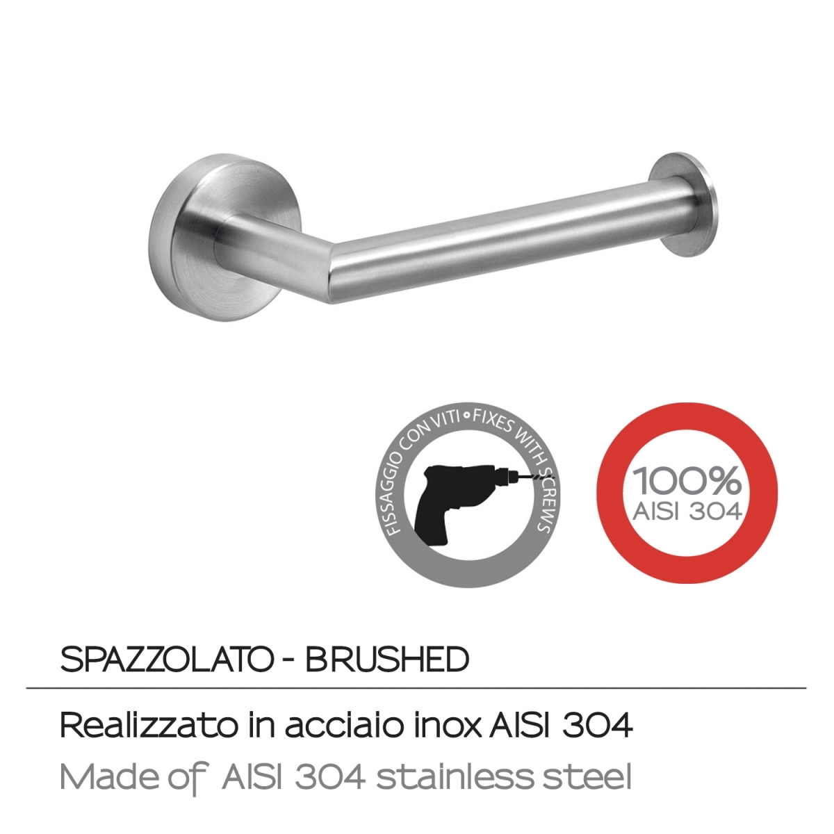 Photo of Project Brushed Chrome Roll Holder