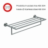 Ambient photos of Project Double Towel Rack Brushed Chrome