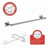 Umgebungsfotos des Handtuchhalters 45 cm Wizard Chrome [51656]