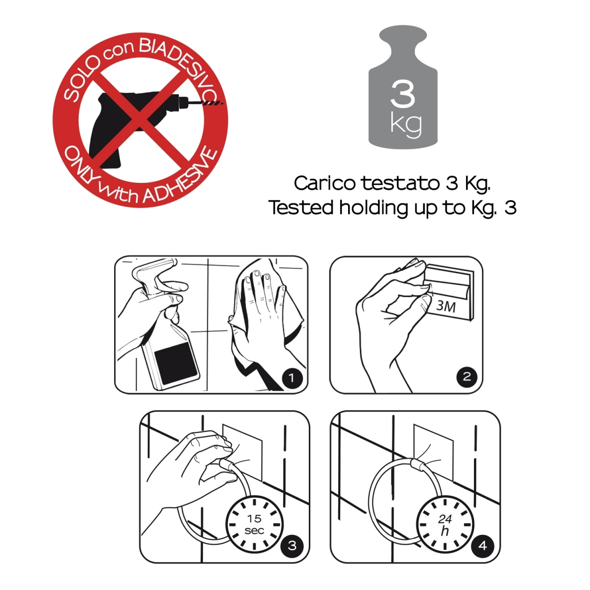 Anneau porte-serviettes Wizard Chrome