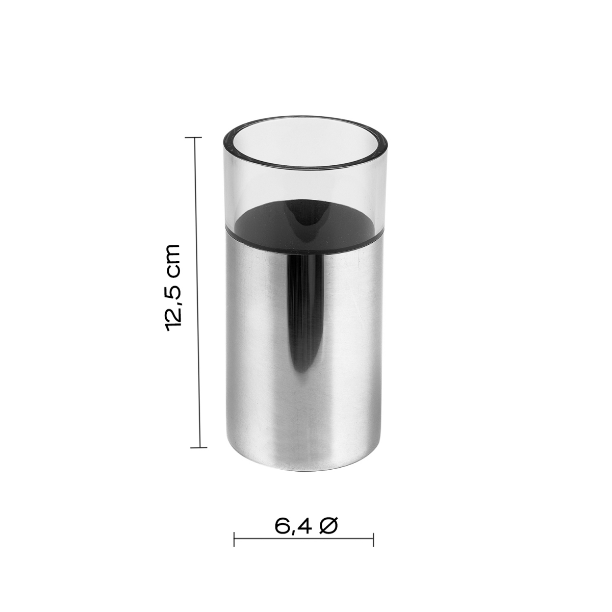 Image of Betty Chrome Toothbrush Holder