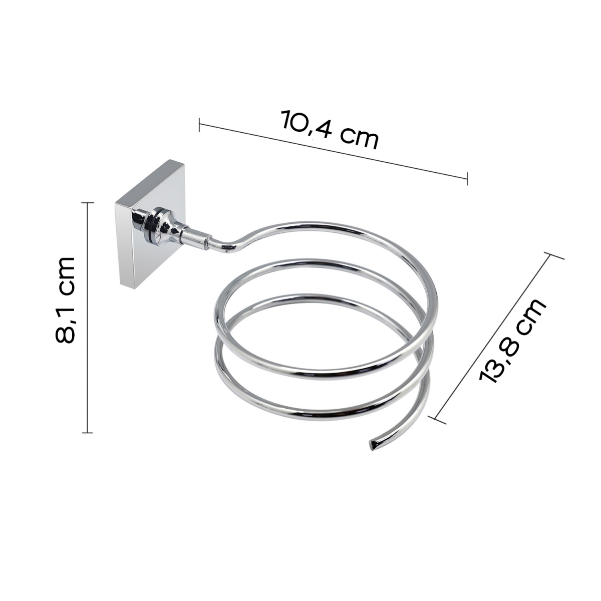 Photo of Fuji Chrome Hair Dryer Holder