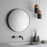 Mirror Environment Photos Ø60 Cm With Black Frame [51686]