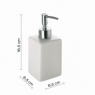 Verbena Environment Photos Set 4 Pz. (Dispenser, Toothbrush holder, Soap dish, Toilet brush) White [51699]