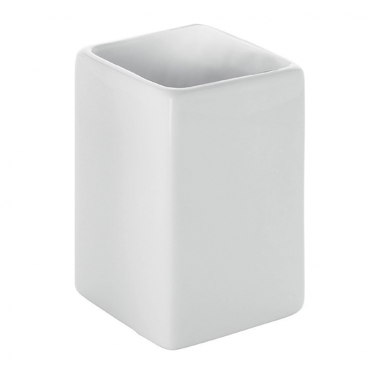 Verveine Environnement Photos Set 4 Pz. (Distributeur, Porte-brosse à dents, Porte-savon, Porte-brosse de toilette) Blanc [51700