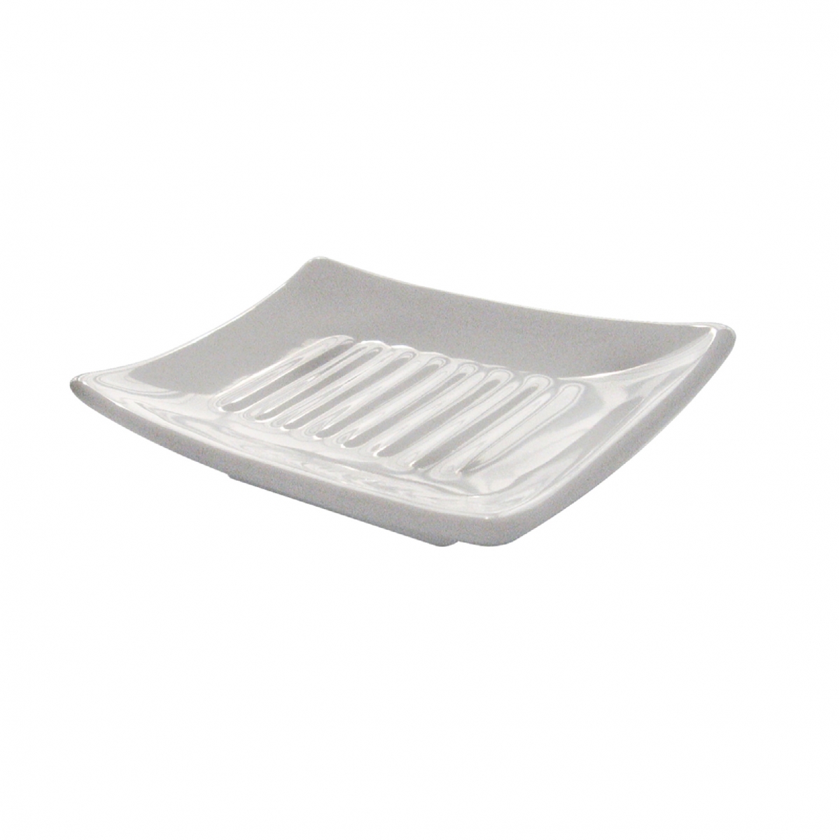 Verbena Environment Photos Set 4 Pz. (Dispenser, Toothbrush holder, Soap dish, Toilet brush) White [51704]