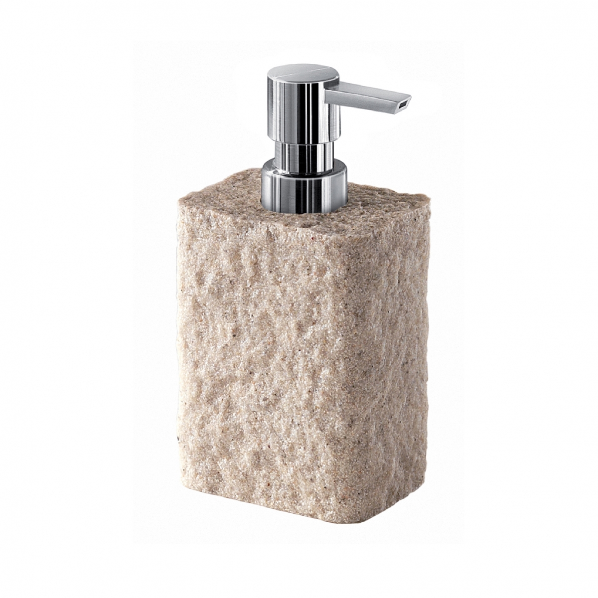 Aries Set 3 Pz. (Dispenser, Toothbrush holder, Brush holder) Beige