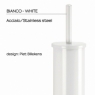 Foto de Branco Mate Flip Floor Brush Holder