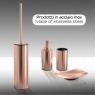 Photos de Elettra Set 4 Pz. (Distributeur, Porte-brosse à dents, Porte-savon, Brosse de toilette) Cuivre