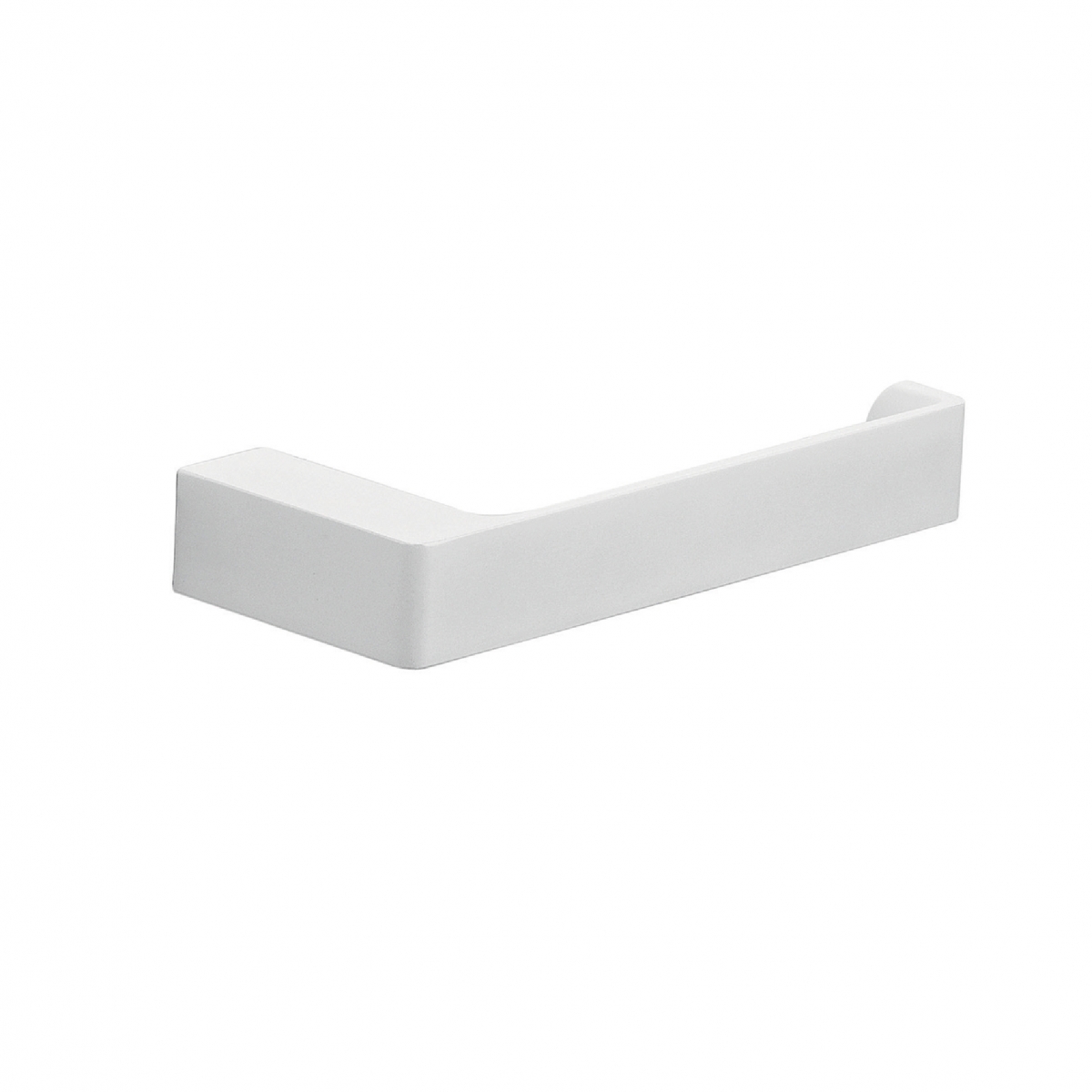 Pirenei Set 4 Pz. (Towel rack 35Cm, Towel holder, Hanger, Ring) Matte White
