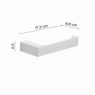 Ambient photos of Pirenei Set 4 Pz. (Towel rack 35Cm, Towel holder, Hanger, Ring) Matte White [51775]