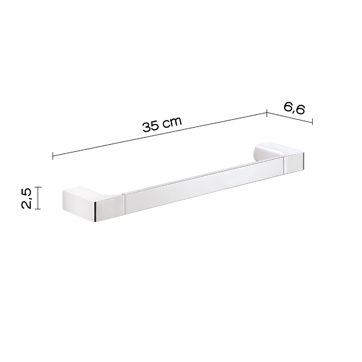 Photos d’ambiance de Pirenei Set 4 Pz. (Porte-serviettes 35Cm, Porte-serviettes, Cintre, Anneau) Chrome [51803]